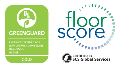 Greenguard & FloorScore certified